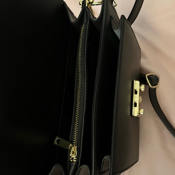 Vera Pelle black bag or crossbody bag - Picture 6 of 9